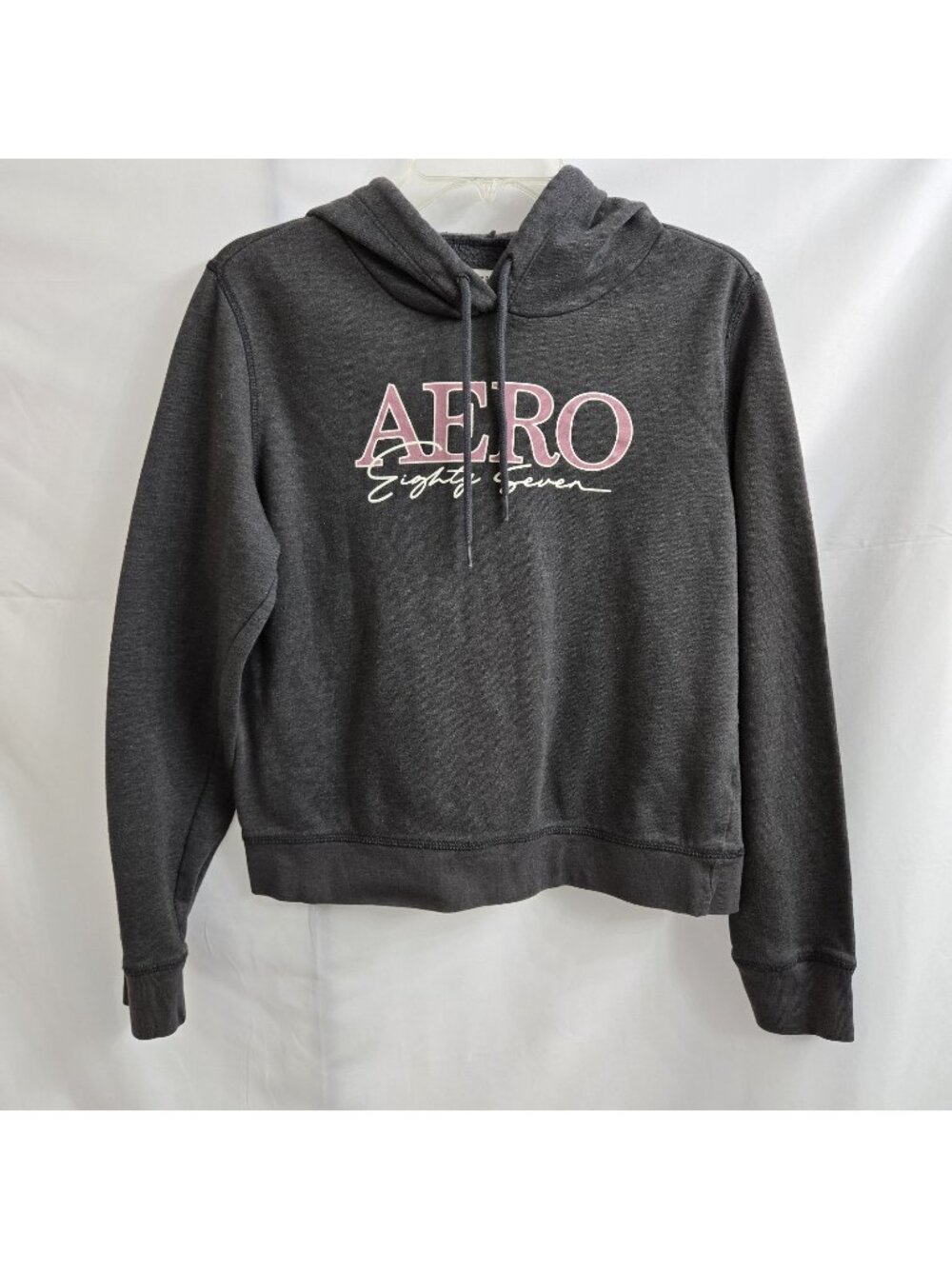 Aero Aeropostal Pullover Women’s Size Medium Hoodie Gray Y2K 2000's